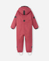 Combinaison mi-saison Reima Sevetti ReimaTec pour enfants, couleur Red Clay – Photo du dos
