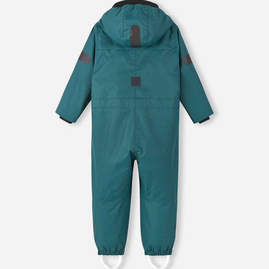 Combinaison de mi-saison Reima Sevetti ReimaTec pour enfants, couleur Dark Teal – Photo de produit (verso)