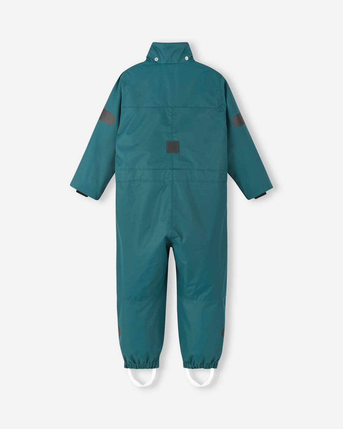 Combinaison mi-saison Reima Sevetti ReimaTec pour enfants, couleur Dark Teal – Détail de la capuche (photo de produit)