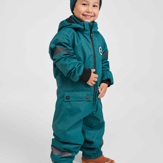 Combinaison de mi-saison Reima Sevetti ReimaTec pour enfants, couleur Dark Teal – Photo en studio