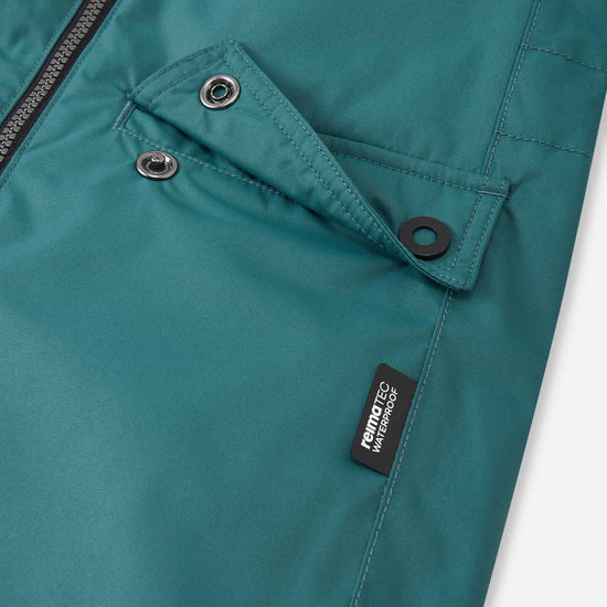 Combinaison mi-saison Reima Sevetti ReimaTec pour enfants, couleur Dark Teal – Détails du produit : poches