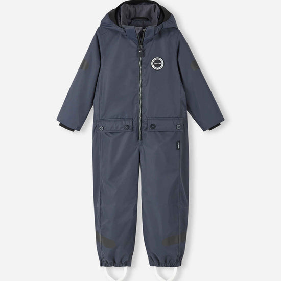 Combinaison de mi-saison Reima Sevetti ReimaTec pour enfants, Soft Black – Photo de présentation (face avant)