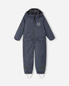 Combinaison de mi-saison Reima Sevetti ReimaTec pour enfants, Soft Black – Photo de présentation (face avant)