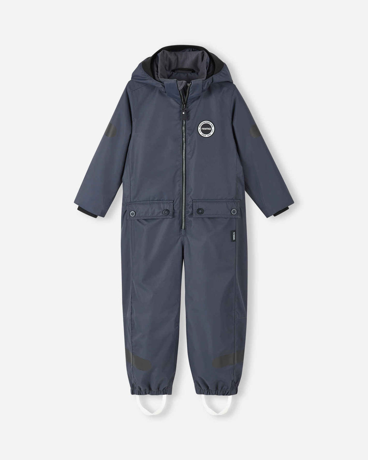 Combinaison de mi-saison Reima Sevetti ReimaTec pour enfants, Soft Black – Photo de présentation (face avant)