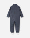 Combinaison de mi-saison Reima Sevetti ReimaTec pour enfants, Soft Black – Photo de produit : détail de la capuche