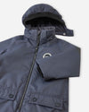 Combinaison de mi-saison Reima Sevetti ReimaTec pour enfants, Soft Black – Détails du produit : capuche