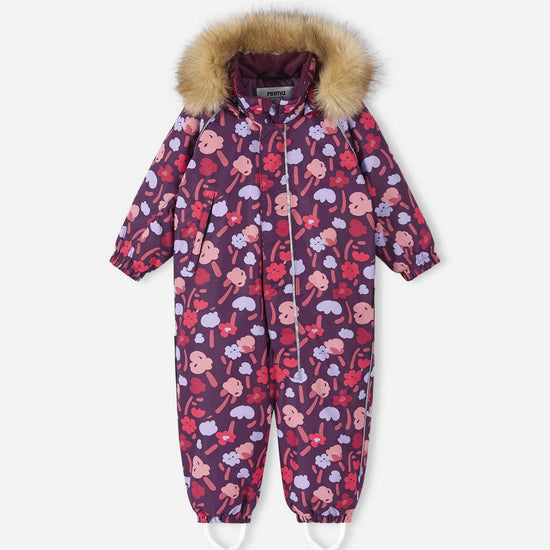Reima Lappi 5100129C – Deep Purple AOP - Blumen – Ansicht 1
