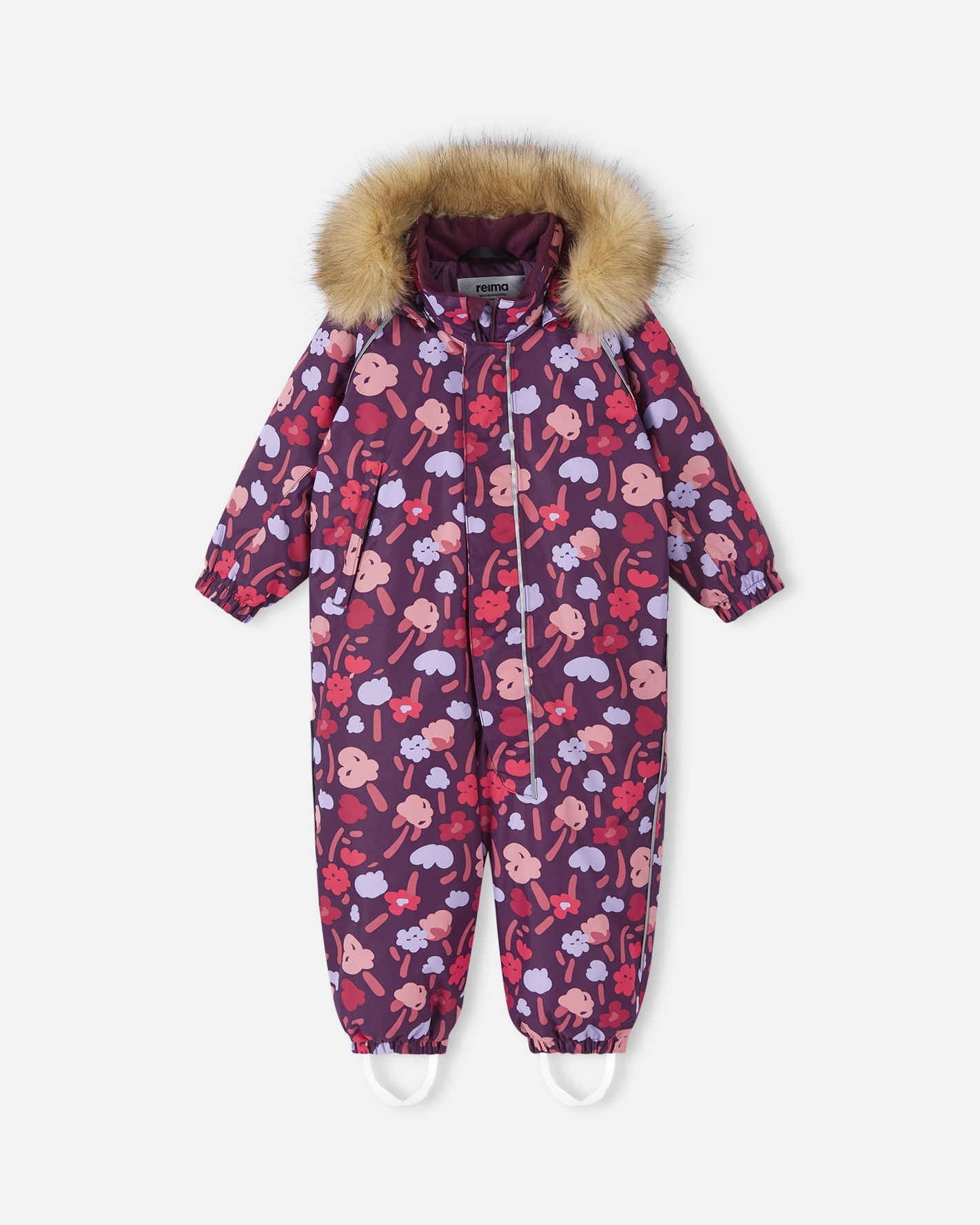 Reima Lappi 5100129C – Deep Purple AOP - Blumen – Ansicht 1