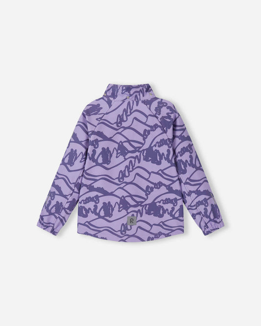 Reima Aitoo Softshelljacke Kinder in Blooming Lilac – Packshot