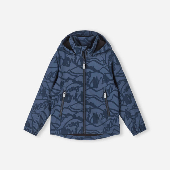 Reima Aitoo Softshelljacke Kinder in Navy – Packshot
