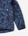 Reima Aitoo Softshelljacke Kinder in Navy – Detailaufnahme