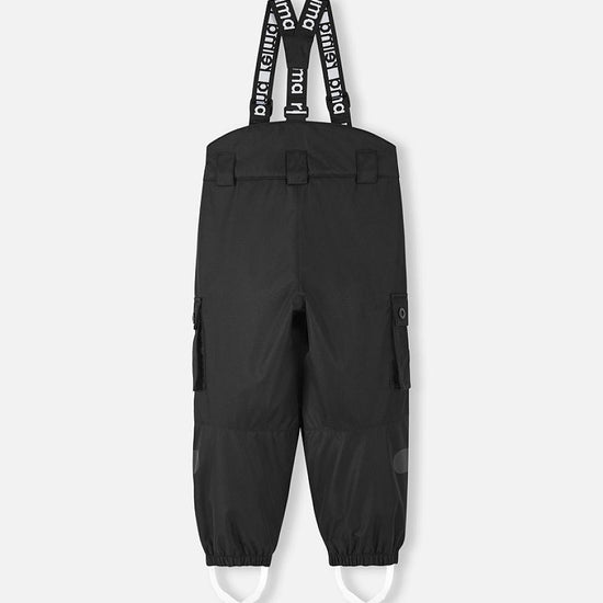 Pantaloni da neve Reima Tiksi ReimaTec per bambini, neri – Foto del prodotto (retro)