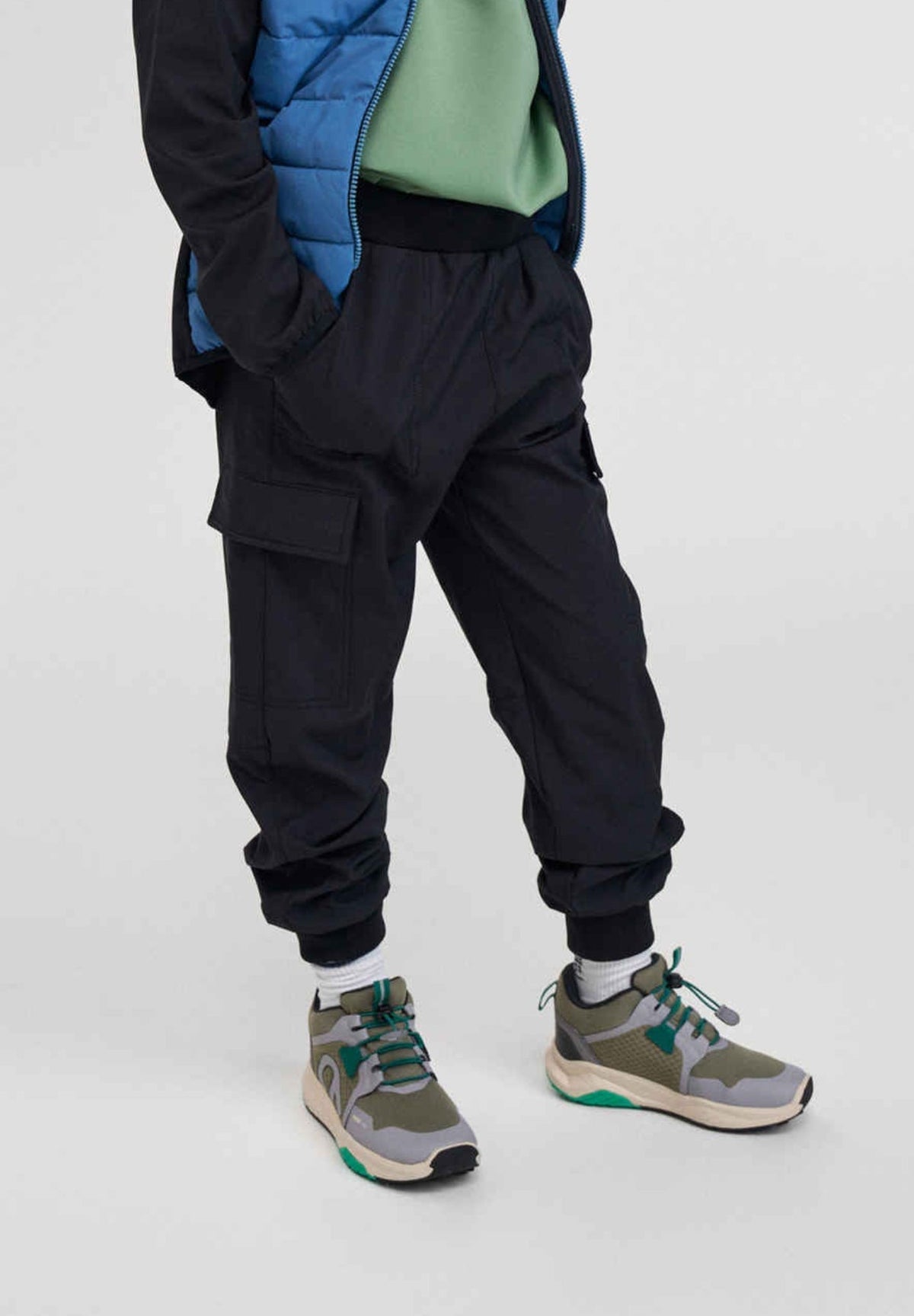 Pantalones de exterior Reima Hypytys para niños – Negro