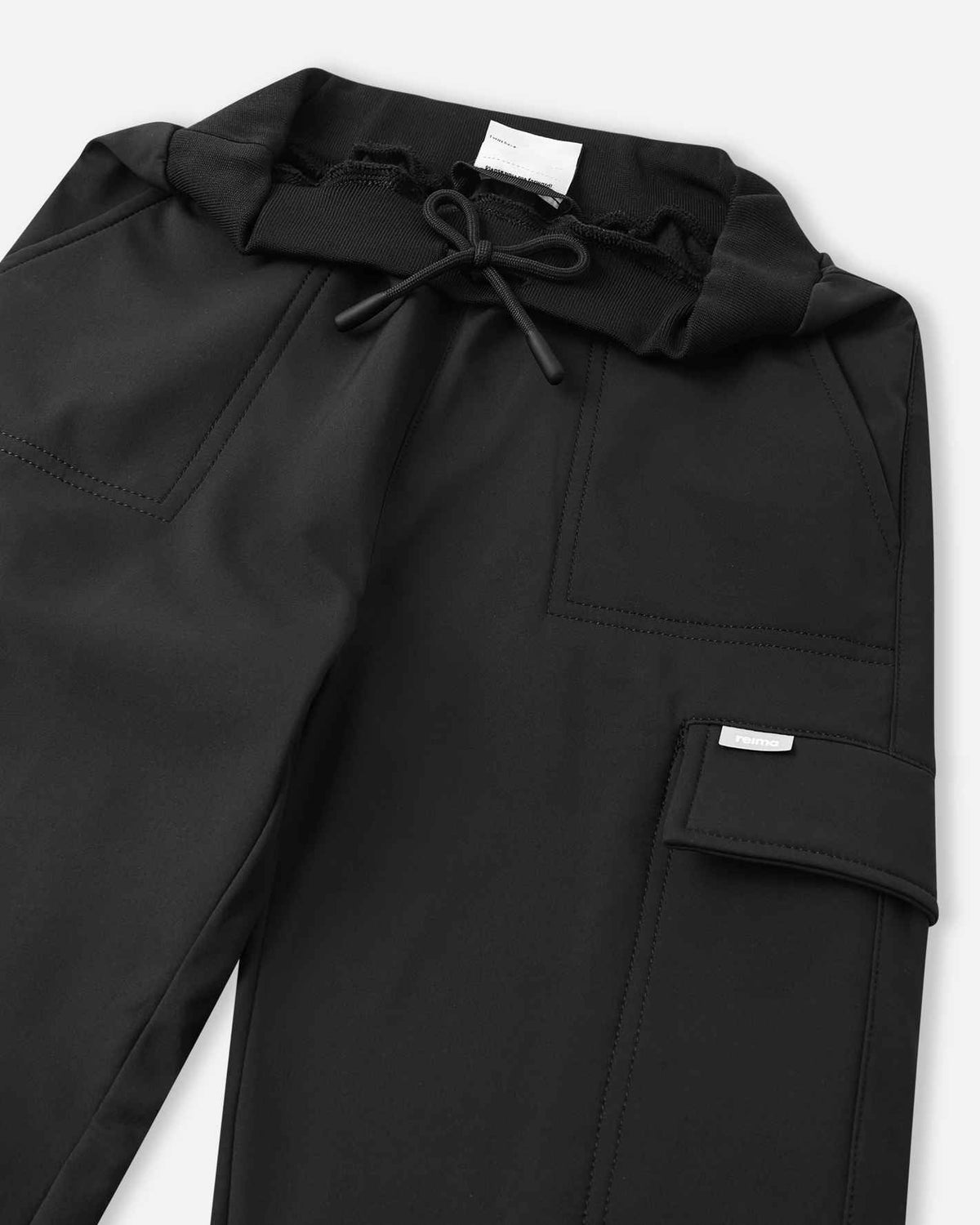Pantalones de exterior Reima Hypytys para niños – Negro