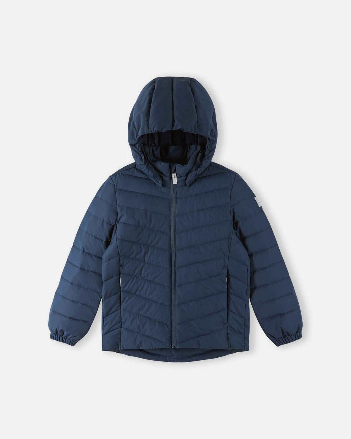 Reima Uumaja leichte Isolationsjacke Kinder Navy – Packshot mit geöffneter Kapuze 3