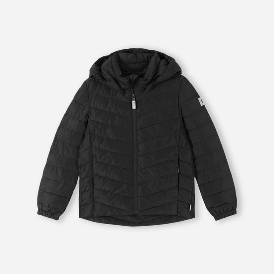 Reima Uumaja leichte Isolationsjacke Kinder Black – Packshot Vorderseite 1