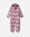 Reima Moomin Rapakko Regenoverall Kinder Pale Rose – Packshot Vorderseite