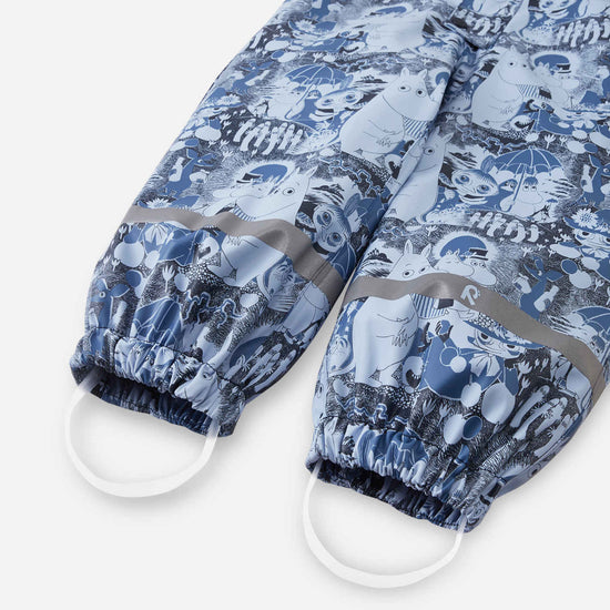 Reima Moomin Rapakko Regenoverall Kinder Airy Blue – Produktdetail Beinabschlüsse