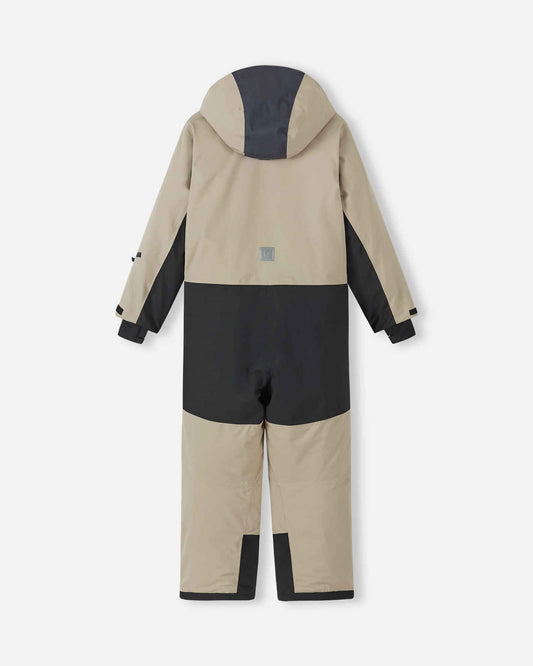 Reima Skaulo ReimaTec sneeuwpak voor kinderen Earthy Beige – Packshot achterkant