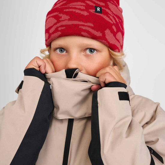 Tuta da neve Reima Skaulo ReimaTec per bambini, colore Earthy Beige – Ritratto di stile di vita