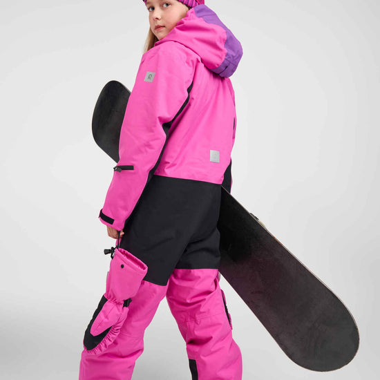 Tuta da neve Reima Skaulo ReimaTec per bambini, colore fucsia – Lifestyle (retro)