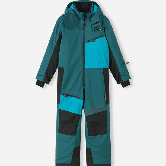Tuta da neve Reima Skaulo ReimaTec per bambini, colore Dark Teal – Foto del prodotto (fronte)