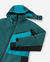 Tuta da neve Reima Skaulo ReimaTec per bambini, colore Dark Teal – Scheda prodotto