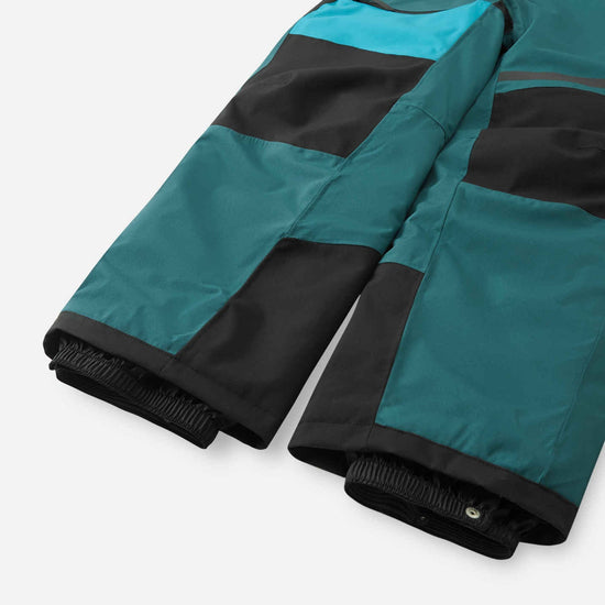 Tuta da neve Reima Skaulo ReimaTec per bambini, colore Dark Teal – Dettaglio delle gambe