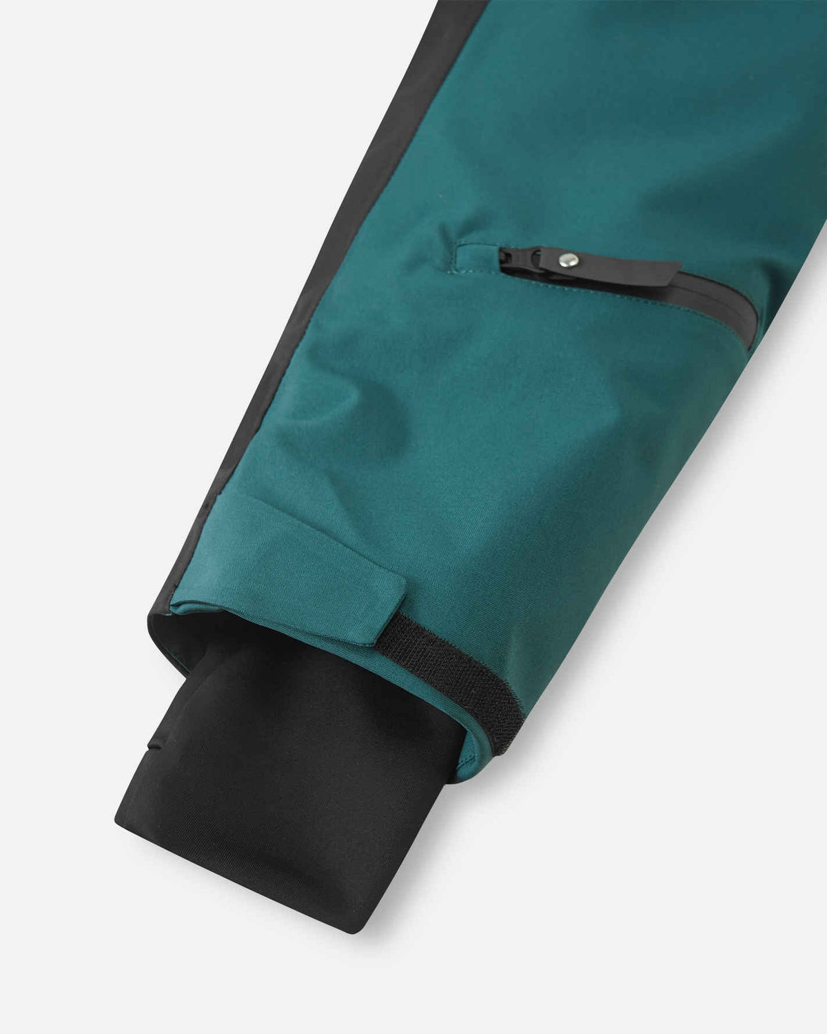 Tuta da neve Reima Skaulo ReimaTec per bambini, colore Dark Teal – Dettaglio delle maniche