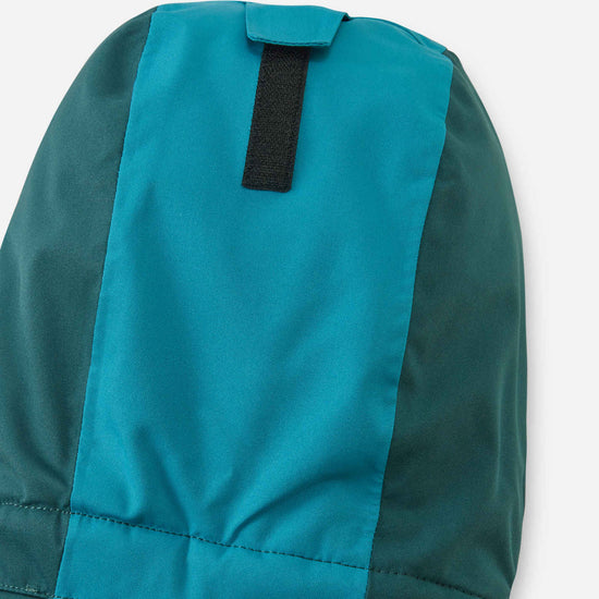 Tuta da neve Reima Skaulo ReimaTec per bambini, colore Dark Teal – Dettaglio al ginocchio
