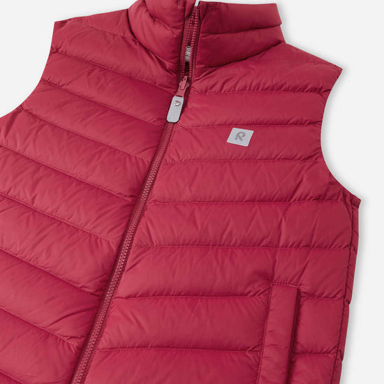 Reima Fiskari Daunenweste Kinder Cranberry – Produktdetail