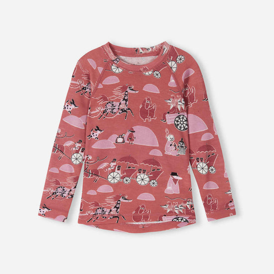Reima Moomin Trivsam Funktionsunterwäsche Set Kleinkinder Rose Blush – Produktdetail