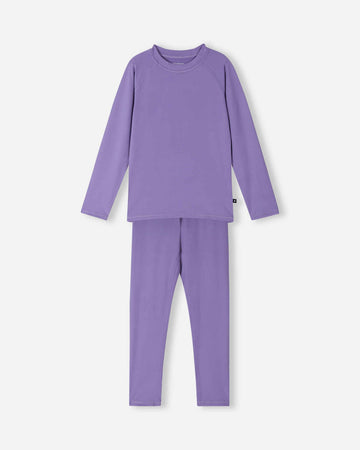 Set di intimo tecnico Reima Sportti per bambini – Misty Violet