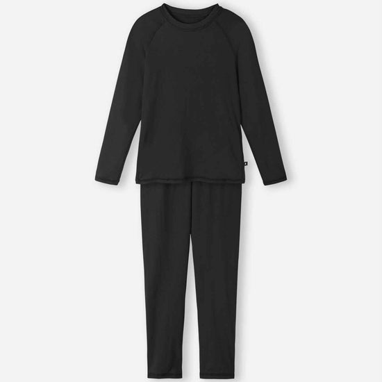Set di intimo tecnico Reima Sportti per bambini – Nero