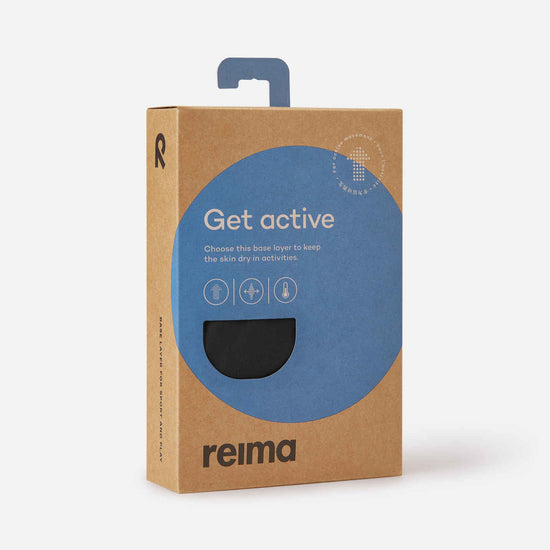 Set di intimo tecnico Reima Sportti per bambini – Nero