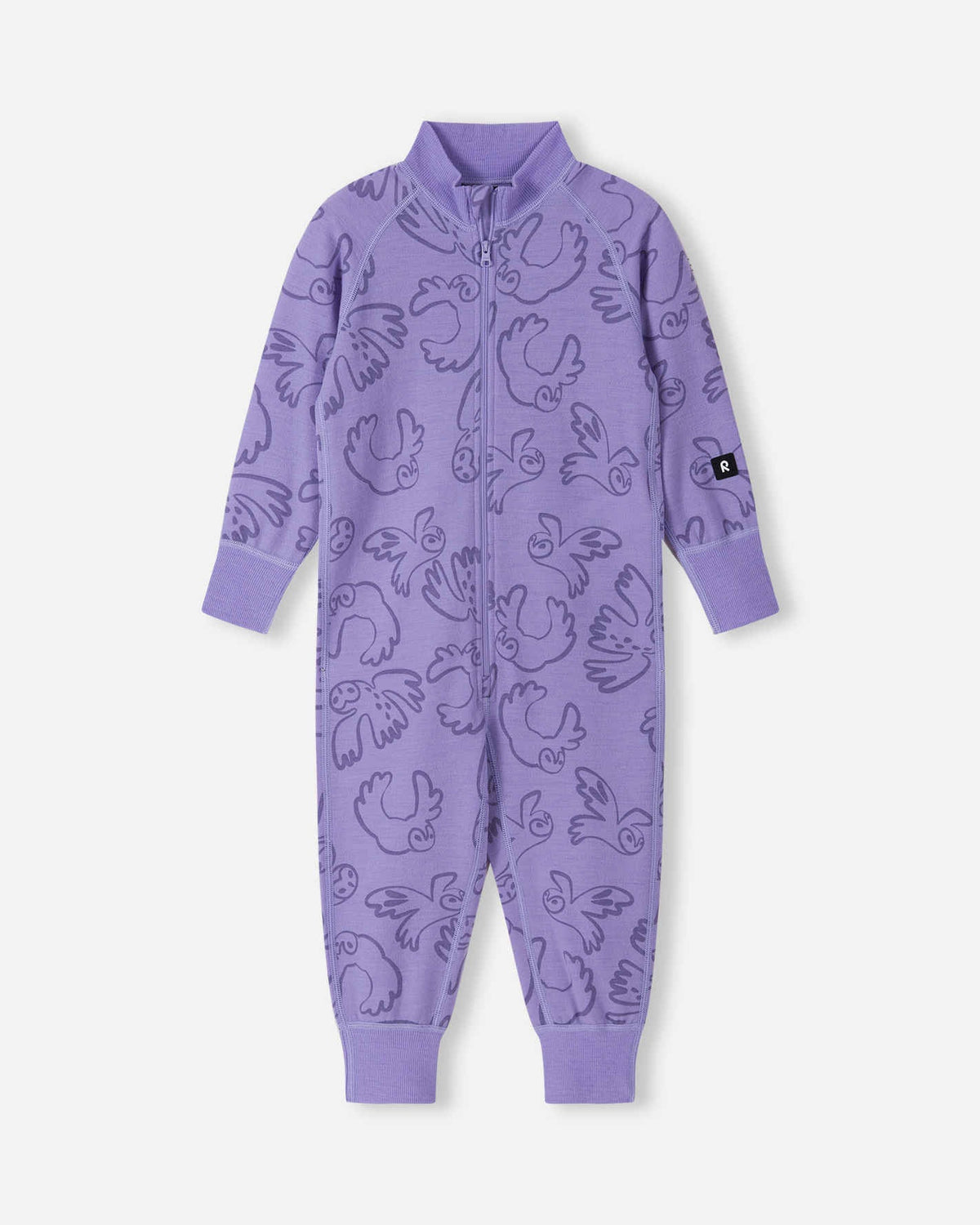Reima Parvin Merino-Wolloverall Kinder – Blooming Lilac