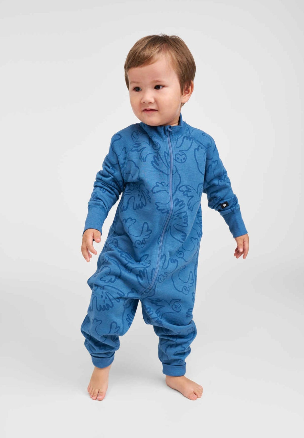 Reima Parvin Merino-Wolloverall Kinder – Blue Ocean