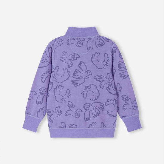 Giacca in lana merino Reima Mahin per bambini – Blooming Lilac