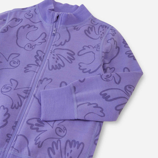 Giacca in lana merino Reima Mahin per bambini – Blooming Lilac