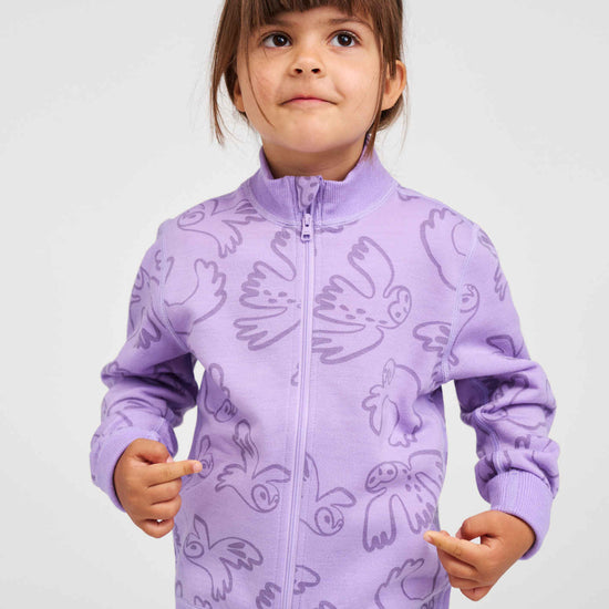 Giacca in lana merino Reima Mahin per bambini – Blooming Lilac