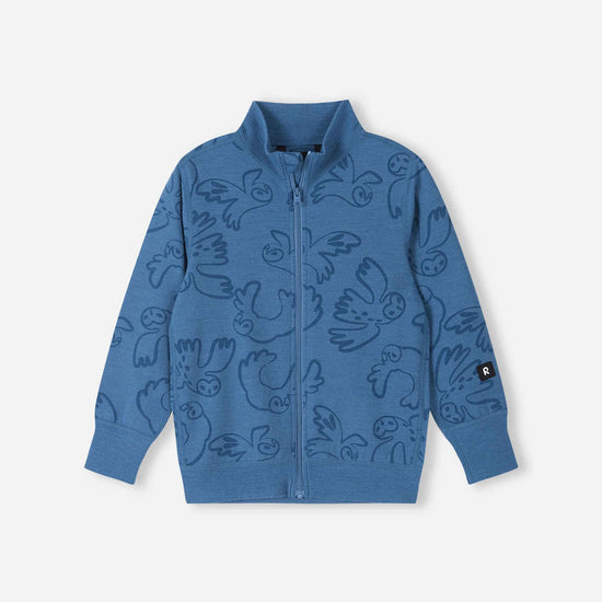 Giacca in lana merino Reima Mahin per bambini – Blue Ocean