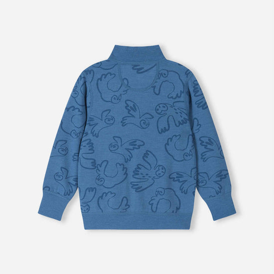 Giacca in lana merino Reima Mahin per bambini – Blue Ocean