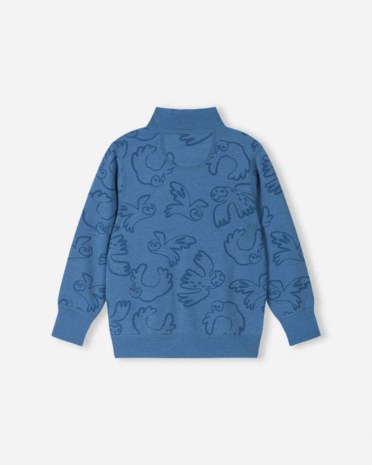 Reima Mahin Merino-Wolljacke Kinder – Blue Ocean