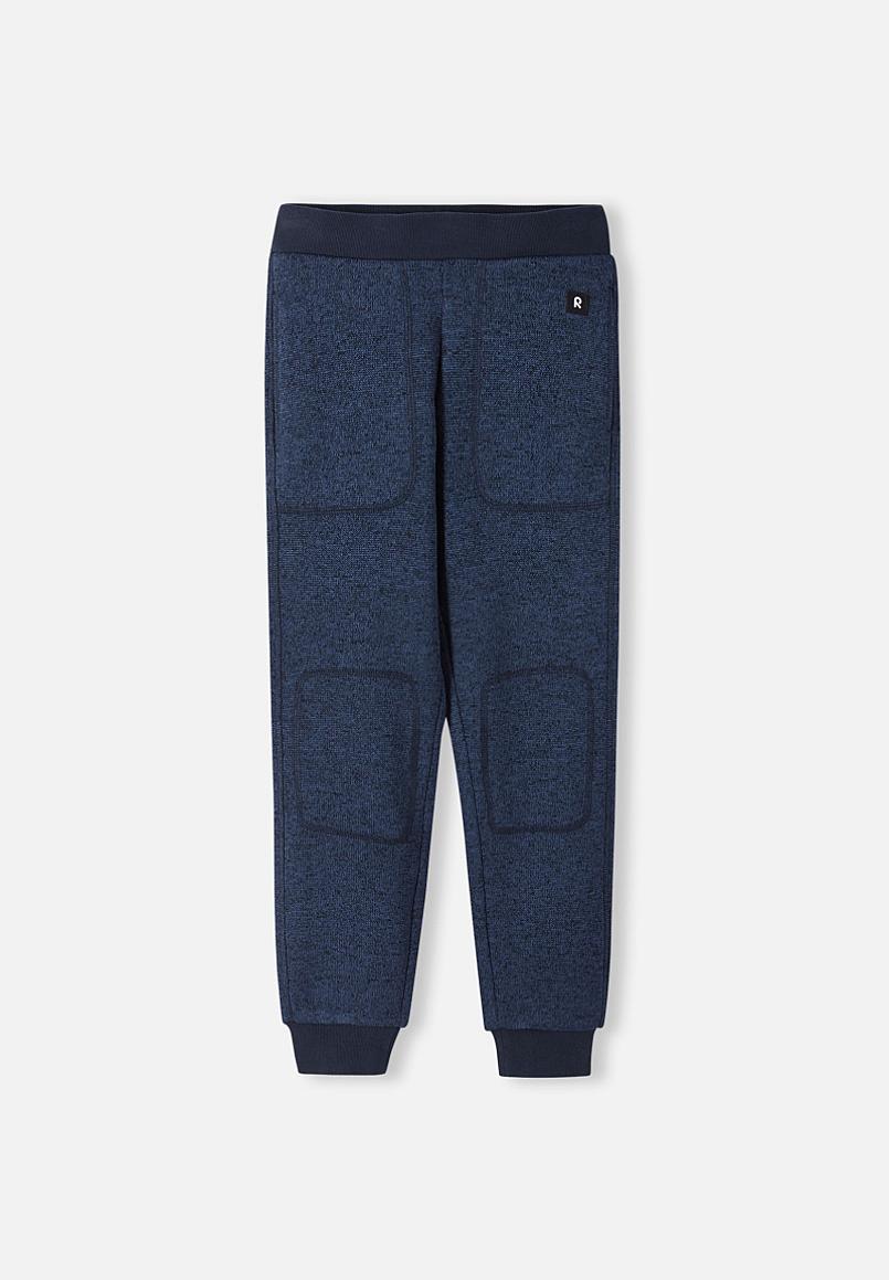 Reima Sangis Fleecehose Kinder Jeans blue Vorderansicht