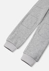 Reima Sangis Fleecehose Kinder Melange grey Detailansicht Beinabschluss