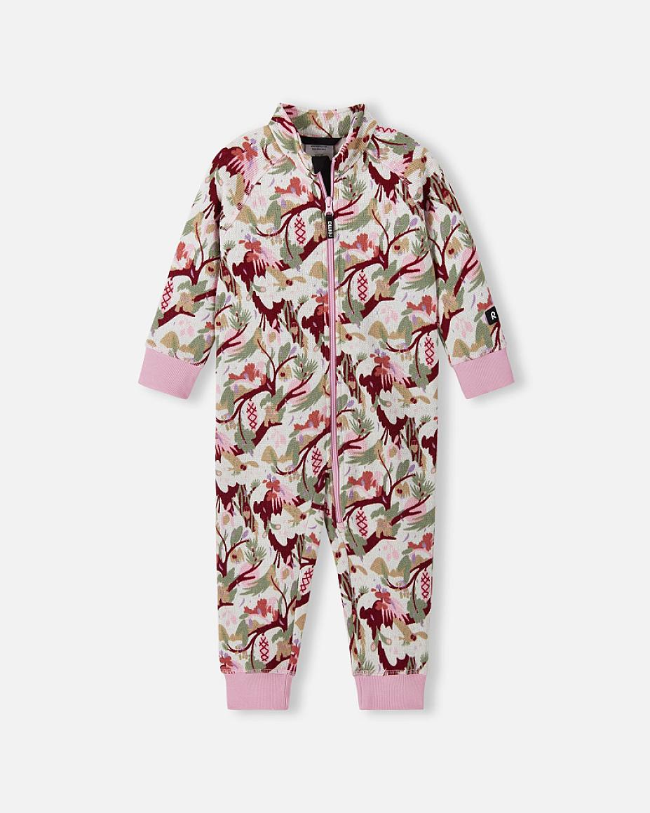Reima Myytti fleeceoverall Light Heather – vooraanzicht