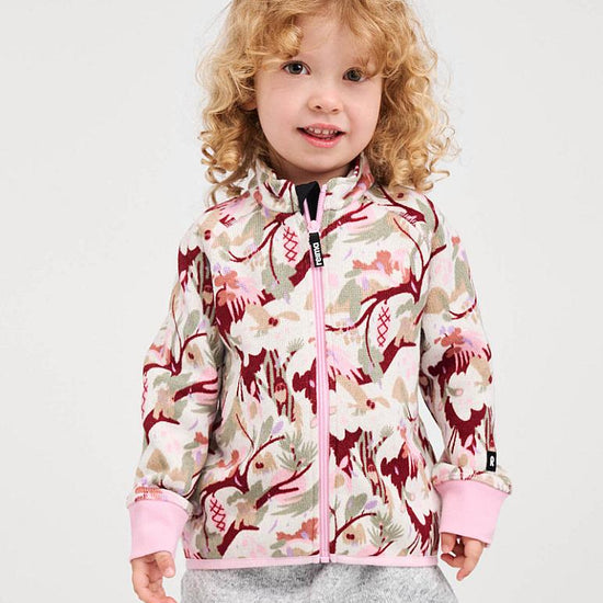 Giacca in pile Reima Ornament per bambini – Light Heather, foto in studio
