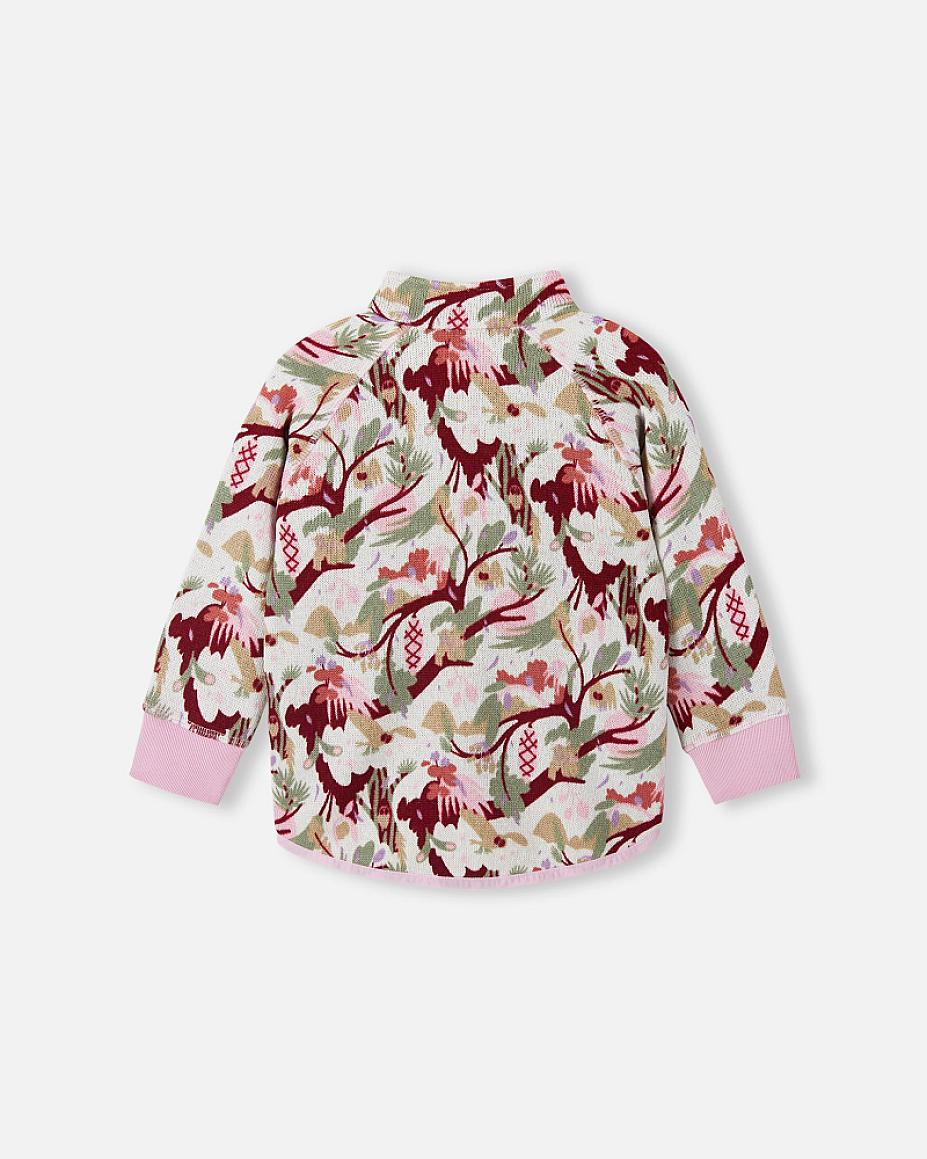 Giacca in pile Reima Ornament per bambini – Light Heather, vista da dietro