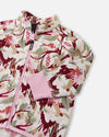 Giacca in pile Reima Ornament per bambini – Light Heather, dettaglio 1
