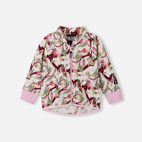 Veste polaire Reima Ornament pour enfants – Light Heather, vue de face